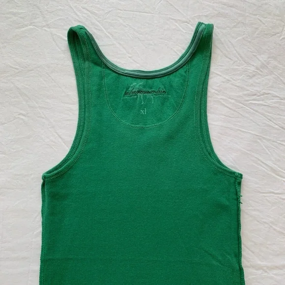 Abercrombie Ribbed Green Tank Top Juniors - Picture 11 of 15